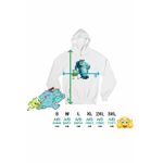 Fashion, accesorii si bijuterii - Femei - Imbracaminte femei - Hanorace femei - Hanorac Femei Mike James Monsters University, alb, marime 2XL - Infinity.ro