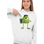 Fashion, accesorii si bijuterii - Femei - Imbracaminte femei - Hanorace femei - Hanorac Femei Mike Monsters University, alb, marime 2XL - Infinity.ro