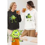 Fashion, accesorii si bijuterii - Femei - Imbracaminte femei - Hanorace femei - Hanorac Femei Mike Monsters University, alb, marime 2XL - Infinity.ro