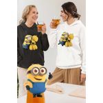 Fashion, accesorii si bijuterii - Femei - Imbracaminte femei - Hanorace femei - Hanorac Femei Minions Banana Despicable, alb, marime 2XL - Infinity.ro