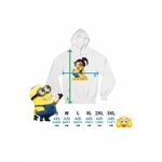 Fashion, accesorii si bijuterii - Femei - Imbracaminte femei - Hanorace femei - Hanorac Femei Minions Marlena Despicable Minioni, alb, marime 2XL - Infinity.ro