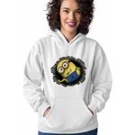 Fashion, accesorii si bijuterii - Femei - Imbracaminte femei - Hanorace femei - Hanorac Femei Minions Pop-up Despicable, alb, marime 2XL - Infinity.ro
