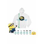 Fashion, accesorii si bijuterii - Femei - Imbracaminte femei - Hanorace femei - Hanorac Femei Minions Pop-up Despicable, alb, marime 2XL - Infinity.ro