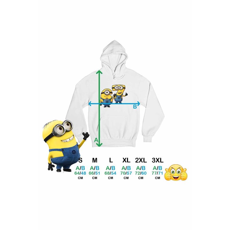 Fashion, accesorii si bijuterii - Femei - Imbracaminte femei - Hanorace femei - Hanorac Femei Minions Six Seven 67 Sase Sapte Despicable, alb, marime 2XL - Infinity.ro
