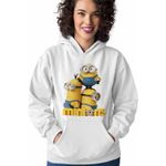 Fashion, accesorii si bijuterii - Femei - Imbracaminte femei - Hanorace femei - Hanorac Femei Minions Team Despicable Minioni, alb, marime 2XL - Infinity.ro