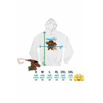 Fashion, accesorii si bijuterii - Femei - Imbracaminte femei - Hanorace femei - Hanorac Femei Moana Maui Vaiana, alb, marime 2XL - Infinity.ro
