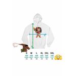 Fashion, accesorii si bijuterii - Femei - Imbracaminte femei - Hanorace femei - Hanorac Femei Moana Vaiana Minecraft Roblox, alb, marime 2XL - Infinity.ro