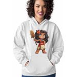 Fashion, accesorii si bijuterii - Femei - Imbracaminte femei - Hanorace femei - Hanorac Femei Moana Vaiana Minecraft Roblox, alb, marime 2XL - Infinity.ro