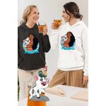 Fashion, accesorii si bijuterii - Femei - Imbracaminte femei - Hanorace femei - Hanorac Femei Moana Vaiana Pua, alb, marime 2XL - Infinity.ro