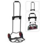 Casa si Gradina - Constructii - Depozitare, transport si protectie - Echipamente pentru transport si ridicat - Carucior pentru transport, pliabil, cu maner telescopic, max. 60 kg, platforma rabatabila - Infinity.ro