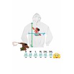 Fashion, accesorii si bijuterii - Femei - Imbracaminte femei - Hanorace femei - Hanorac Femei Moana Vaiana, alb, marime 2XL - Infinity.ro