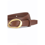 Fashion, accesorii si bijuterii - Femei - Accesorii femei - Curele femei - Set 4 Curele pentru Femei din Piele Ecologica de Calitate Superioara si Catarama Aurie, Negru, Maro, Gri si Crem, 110 cm - Infinity.ro