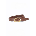 Fashion, accesorii si bijuterii - Femei - Accesorii femei - Curele femei - Set 4 Curele pentru Femei din Piele Ecologica de Calitate Superioara si Catarama Aurie, Negru, Maro, Gri si Crem, 110 cm - Infinity.ro
