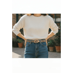 Fashion, accesorii si bijuterii - Femei - Accesorii femei - Curele femei - Set 4 Curele pentru Femei din Piele Ecologica de Calitate Superioara si Catarama Aurie, Negru, Maro, Gri si Crem, 110 cm - Infinity.ro