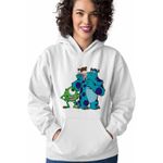Fashion, accesorii si bijuterii - Femei - Imbracaminte femei - Hanorace femei - Hanorac Femei Monsters James Mike Boo, alb, marime 2XL - Infinity.ro