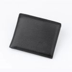 Fashion, accesorii si bijuterii - Barbati - Accesorii barbati - Portofele barbati - Portofel Minimalist pentru Barbati din Piele Naturala de Calitate Superioara, si Rezistent, Negru - Infinity.ro