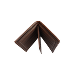 Fashion, accesorii si bijuterii - Barbati - Accesorii barbati - Portofele barbati - Portofel Barbati, Piele Ecologica, 12.5 x 9.5 x 2 cm, Maro, Model Geometric - Infinity.ro