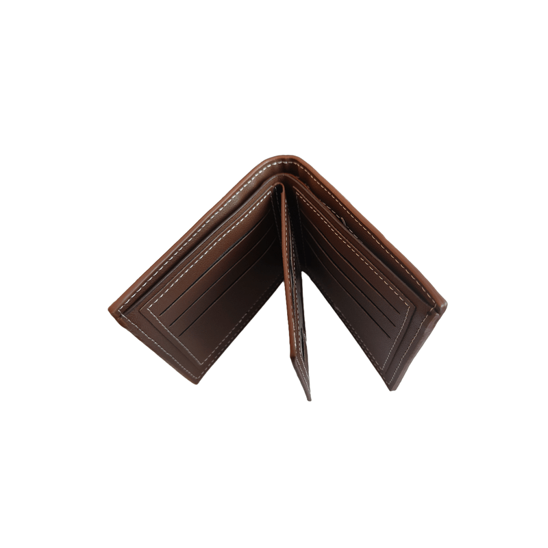 Fashion, accesorii si bijuterii - Barbati - Accesorii barbati - Portofele barbati - Portofel Barbati, Piele Ecologica, 12.5 x 9.5 x 2 cm, Maro, Model Geometric - Infinity.ro