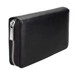 Fashion, accesorii si bijuterii - Femei - Accesorii femei - Portofele femei - Portofel de Dama Foarte Incapator cu spatiu pentru 36 carduri, peste 100 bancnote, Piele Ecologica, Negru - Infinity.ro