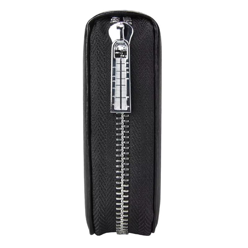 Fashion, accesorii si bijuterii - Femei - Accesorii femei - Portofele femei - Portofel de Dama Foarte Incapator cu spatiu pentru 36 carduri, peste 100 bancnote, Piele Ecologica, Negru - Infinity.ro