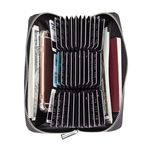 Fashion, accesorii si bijuterii - Femei - Accesorii femei - Portofele femei - Portofel de Dama Foarte Incapator cu spatiu pentru 36 carduri, peste 100 bancnote, Piele Ecologica, Negru - Infinity.ro