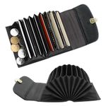 Fashion, accesorii si bijuterii - Femei - Accesorii femei - Portofele femei - Portofel de Dama si Incapator, Asortabil cu Diverse Tinute pentru Femei, Piele Ecologica, Negru - Infinity.ro