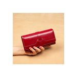 Fashion, accesorii si bijuterii - Femei - Accesorii femei - Portofele femei - Portofel de Dama Premium, cu Locuri de Carduri, Piele Naturala, 19x10x6cm - Infinity.ro