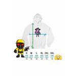 Fashion, accesorii si bijuterii - Femei - Imbracaminte femei - Hanorace femei - Hanorac Femei Mr P Roblox Piggy Pigy, alb, marime 2XL - Infinity.ro