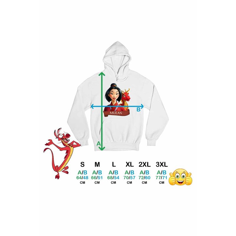 Fashion, accesorii si bijuterii - Femei - Imbracaminte femei - Hanorace femei - Hanorac Femei Mulan Dragon, alb, marime 2XL - Infinity.ro