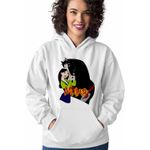 Fashion, accesorii si bijuterii - Femei - Imbracaminte femei - Hanorace femei - Hanorac Femei Mulan Khan Cal, alb, marime 2XL - Infinity.ro
