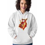 Fashion, accesorii si bijuterii - Femei - Imbracaminte femei - Hanorace femei - Hanorac Femei Mulan Mushu Crikee, alb, marime 2XL - Infinity.ro