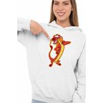 Fashion, accesorii si bijuterii - Femei - Imbracaminte femei - Hanorace femei - Hanorac Femei Mulan Mushu Dragon, alb, marime 2XL - Infinity.ro
