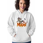 Fashion, accesorii si bijuterii - Femei - Imbracaminte femei - Hanorace femei - Hanorac Femei Mulan Mushu Kung Fu, alb, marime 2XL - Infinity.ro