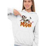 Fashion, accesorii si bijuterii - Femei - Imbracaminte femei - Hanorace femei - Hanorac Femei Mulan Mushu Kung Fu, alb, marime 2XL - Infinity.ro