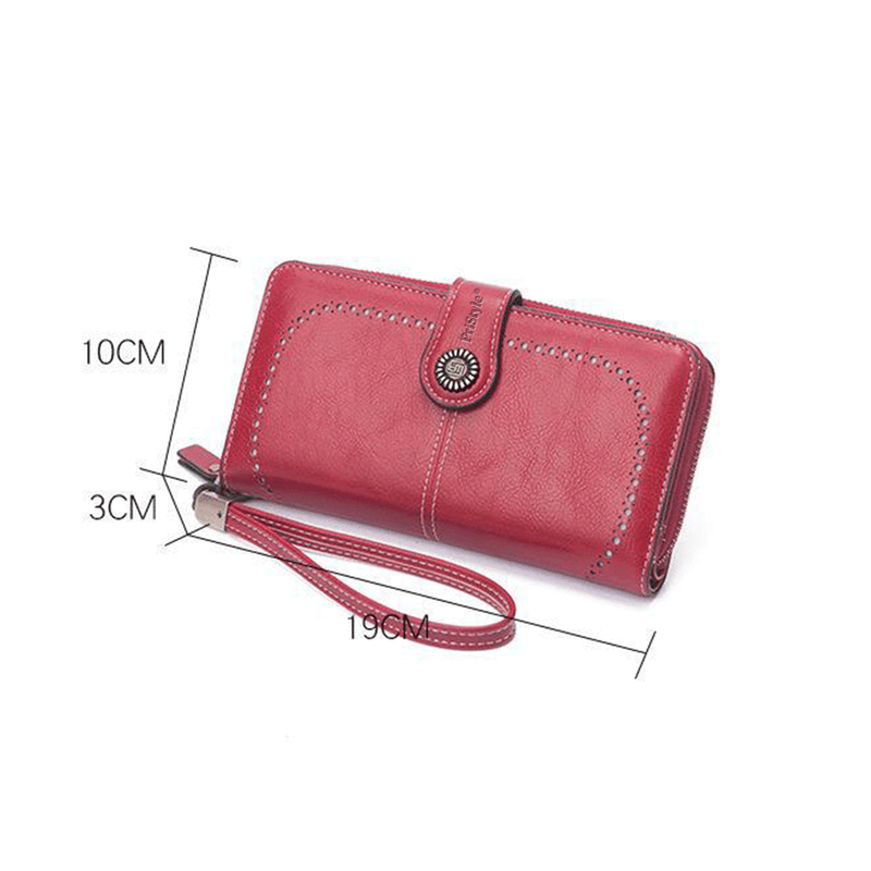 Fashion, accesorii si bijuterii - Femei - Accesorii femei - Portofele femei - Portofel Dama Premium din Piele Ecologica, cu Fermoar si Capsa, Negru, 19x10x3 cm - Infinity.ro
