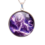 Fashion, accesorii si bijuterii - Femei - Bijuterii femei - Coliere femei - Colier cu pandantiv, in cutie cadou cu sigiliu, bijuterie dama, zodia Leu CL1L - Infinity.ro