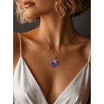 Fashion, accesorii si bijuterii - Femei - Bijuterii femei - Coliere femei - Colier cu pandantiv, in cutie cadou cu sigiliu, bijuterie dama, zodia Leu CL1L - Infinity.ro