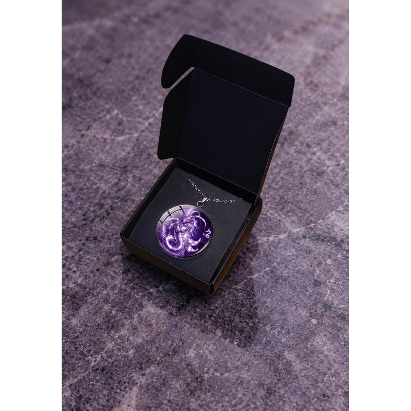 Fashion, accesorii si bijuterii - Femei - Bijuterii femei - Coliere femei - Colier cu pandantiv, in cutie cadou cu sigiliu, bijuterie dama, zodia Capricorn CL1C - Infinity.ro