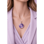 Fashion, accesorii si bijuterii - Femei - Bijuterii femei - Coliere femei - Colier cu pandantiv, in cutie cadou cu sigiliu, bijuterie dama, zodia Balanta CL1BA - Infinity.ro