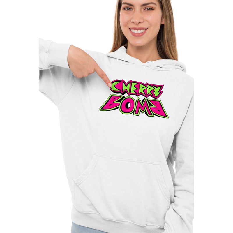 Fashion, accesorii si bijuterii - Femei - Imbracaminte femei - Hanorace femei - Hanorac Femei NCT Cherry Bomb Kpop Merch, alb, marime 2XL - Infinity.ro