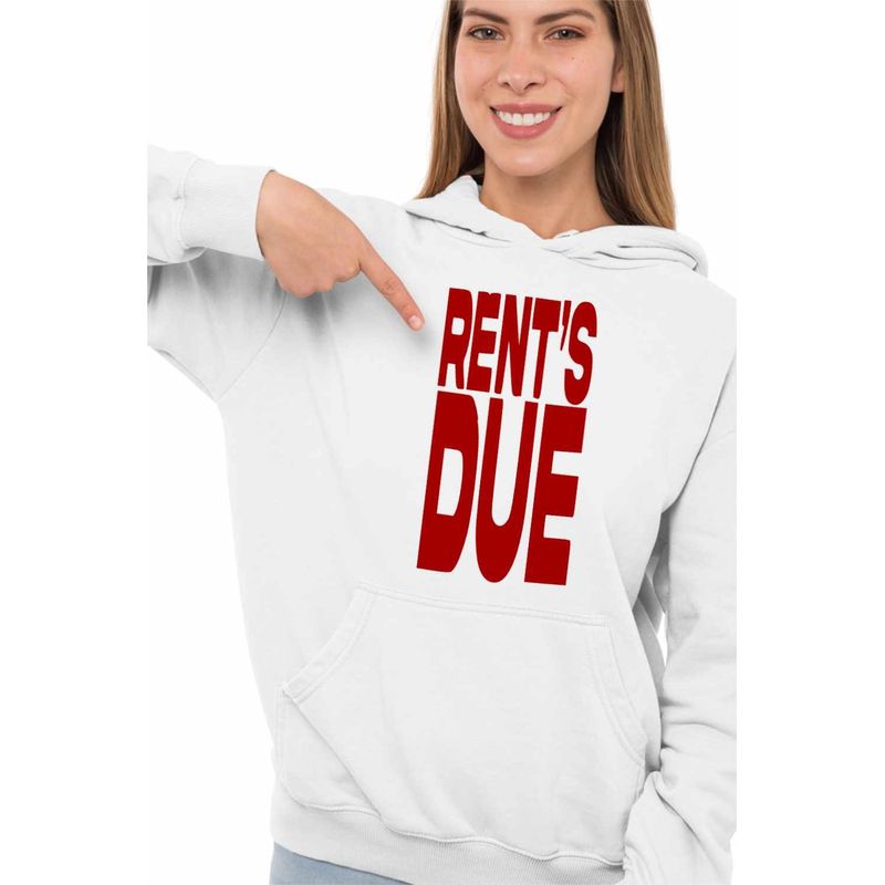 Fashion, accesorii si bijuterii - Femei - Imbracaminte femei - Hanorace femei - Hanorac Femei Nemzzz Rent Due, alb, marime 2XL - Infinity.ro