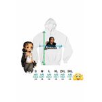 Fashion, accesorii si bijuterii - Femei - Imbracaminte femei - Hanorace femei - Hanorac Femei Nemzzz Rap Hip Hop, alb, marime 2XL - Infinity.ro