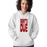 Fashion, accesorii si bijuterii - Femei - Imbracaminte femei - Hanorace femei - Hanorac Femei Nemzzz Rent Due, alb, marime 2XL - Infinity.ro