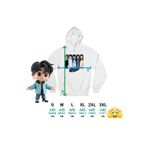 Fashion, accesorii si bijuterii - Femei - Imbracaminte femei - Hanorace femei - Hanorac Femei NewJeans Kpop Merch, alb, marime 2XL - Infinity.ro