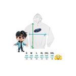 Fashion, accesorii si bijuterii - Femei - Imbracaminte femei - Hanorace femei - Hanorac Femei NewJeans Hyein Danielle Kpop Merch, alb, marime 2XL - Infinity.ro
