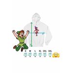 Fashion, accesorii si bijuterii - Femei - Imbracaminte femei - Hanorace femei - Hanorac Femei Peter Pan Captain Hook, alb, marime 2XL - Infinity.ro