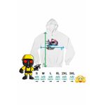 Fashion, accesorii si bijuterii - Femei - Imbracaminte femei - Hanorace femei - Hanorac Femei Pescar Roblox Rechin Sea Monster Pescar, alb, marime 2XL - Infinity.ro