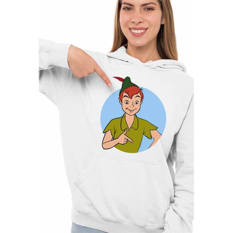 Fashion, accesorii si bijuterii - Femei - Imbracaminte femei - Hanorace femei - Hanorac Femei Peter Pan Copilarie Lost Boys, alb, marime 2XL - Infinity.ro