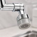 Casa si Gradina - Sanitare - Lavoar baie si accesorii - Accesorii baterii sanitare - Adaptor Robinet MRG M1231, 180 Rotativ, Plastic, Economizor Apa, Cromat - Infinity.ro