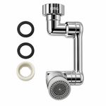 Casa si Gradina - Sanitare - Lavoar baie si accesorii - Accesorii baterii sanitare - Adaptor Robinet MRG M1231, 180 Rotativ, Plastic, Economizor Apa, Cromat - Infinity.ro